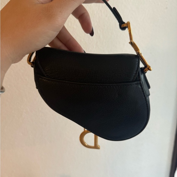DIOR MICRO SADDLE BAG WITH STRAP - Picture 5 of 9